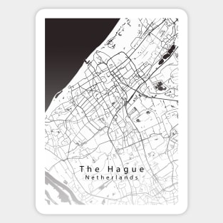 THe Hague Netherlands City Map Sticker